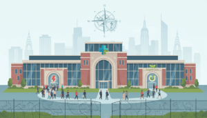 nyc-health-hospitals-exterior - HelpNewYork.com NYC Health + Hospitals exterior signage