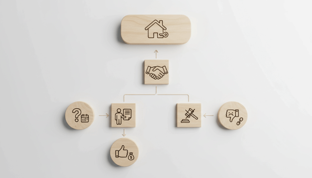 Flowchart for requesting a lease sublet in NYC