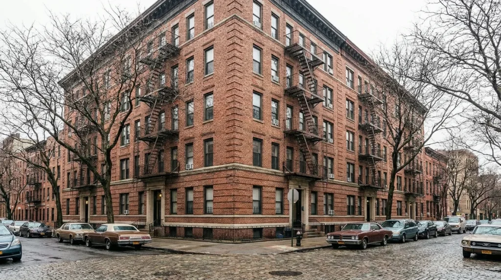 NYC apartment brownstone architecture