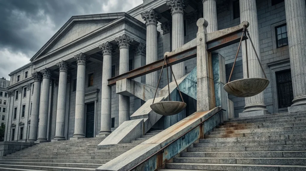 NYC legal rights and civic justice — courthouse architecture editorial